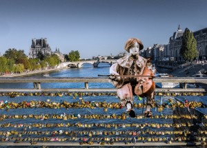 sur le Pont des Arts